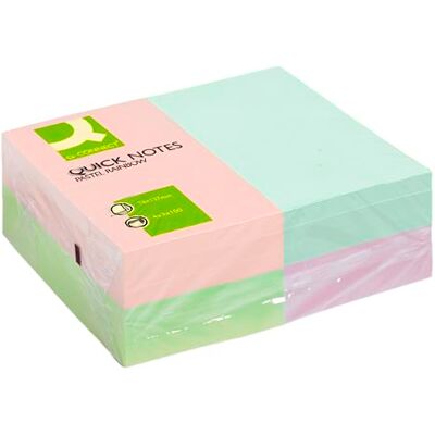 Q-Connect KF01349 Haftnotizen Quick Notes pastellfarben, 125 x 75 mm Q-Connect KF01349 Haftnotizen Quick Notes pastellfarben, 125 x 75 mm