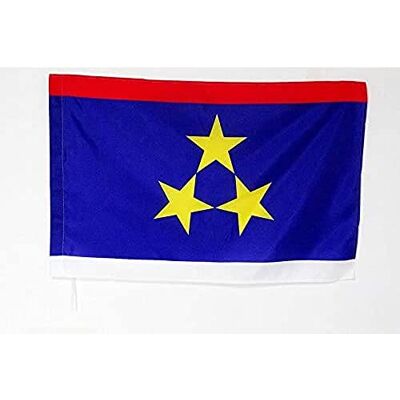 AZ FLAG Flagge Vojvodina in Serbien 90x60 cm Polyester 100D Hohlsaum Für innen und außen Autonome Provinz Wojwodina dekorative Flagge doppelte Nähte und verstärkte Kanten mit Masttunnel AZ FLAG Flagge Vojvodina in Serbien 90x60 cm Polyester 100D Hohlsaum Für innen und außen Autonome Provinz Wojwodina dekorative Flagge doppelte Nähte und verstärkte Kanten mit Masttunnel