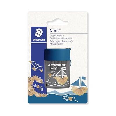 Staedtler Noris 512 Doppelspitzdose – Fisch- & Boot-Design Staedtler Noris 512 Doppelspitzdose – Fisch- & Boot-Design