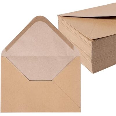 Noa Home Deco Kraftpapier Umschläge 100 Stück 130 g/m² Briefumschläge Kuvert Briefkuvert Briefhülle für Grußkarten Einladung Geburtstagskarten Nassklebung Spitzklappe Umschläge (DIN B6 125 x 176 mm) Noa Home Deco Kraftpapier Umschläge 100 Stück 130 g/m² Briefumschläge Kuvert Briefkuvert Briefhülle für Grußkarten Einladung Geburtstagskarten Nassklebung Spitzklappe Umschläge (DIN B6 125 x 176 mm)