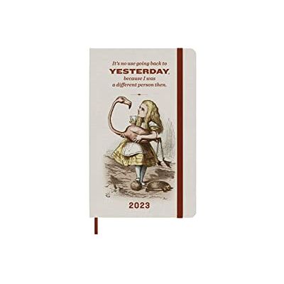 Moleskine Wochenplaner 2023, 12-monatiger Kalender, Limitierte Edition Alice im Wunderland, Wochenplaner mit Hardcover und Elastikverschluss, Taschenformat 13x21cm Moleskine Wochenplaner 2023, 12-monatiger Kalender, Limitierte Edition Alice im Wunderland, Wochenplaner mit Hardcover und Elastikverschluss, Taschenformat 13x21cm
