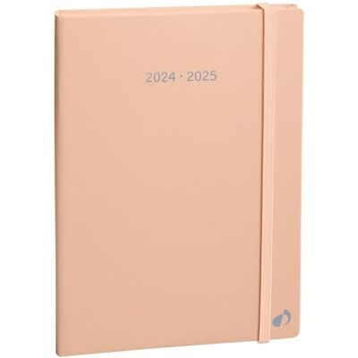 QUO VADIS Kalender 16 Monate – 2024 – 2025 – Wochenplan – Wochenkalender für Notizen – mehrsprachig – Pastellfarben – Orange – 16 Monate September bis Dezember – 16 x 24 cm – Papier Clairefontaine QUO VADIS Kalender 16 Monate – 2024 – 2025 – Wochenplan – Wochenkalender für Notizen – mehrsprachig – Pastellfarben – Orange – 16 Monate September bis Dezember – 16 x 24 cm – Papier Clairefontaine