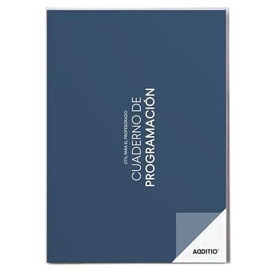 Additio Programmierbuch für Lehrer Monatsplan Wochenplaner Kursverfolgung A4-Format Spanisch Blau Additio Programmierbuch für Lehrer Monatsplan Wochenplaner Kursverfolgung A4-Format Spanisch Blau