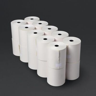 Olympia Kassenrolle, nicht thermisch, 2-lagig, weiß und gelb, 76 x 70 mm, 20 Stück Olympia Kassenrolle, nicht thermisch, 2-lagig, weiß und gelb, 76 x 70 mm, 20 Stück