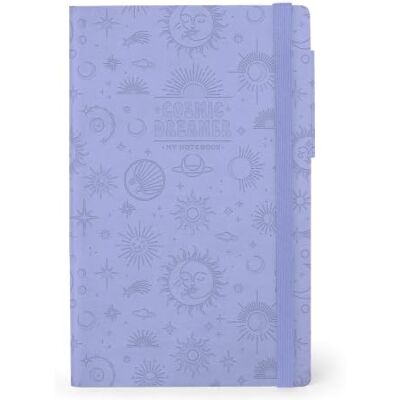 LEGAMI Punktkariertes Notizbuch Medium, Cosmic Lilac, 13 x 21 cm für Büro, Schule, Schreiben, Hausnotizen, Weißbuch 100 g/m², 192 nummerierte Seiten LEGAMI Punktkariertes Notizbuch Medium, Cosmic Lilac, 13 x 21 cm für Büro, Schule, Schreiben, Hausnotizen, Weißbuch 100 g/m², 192 nummerierte Seiten