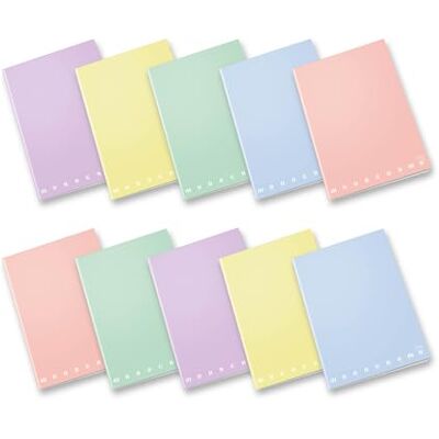 Pigna Monocromo Pastel Heft mit Punkt metallisch, 10x42 Blätter, A4 Pigna Monocromo Pastel Heft mit Punkt metallisch, 10x42 Blätter, A4