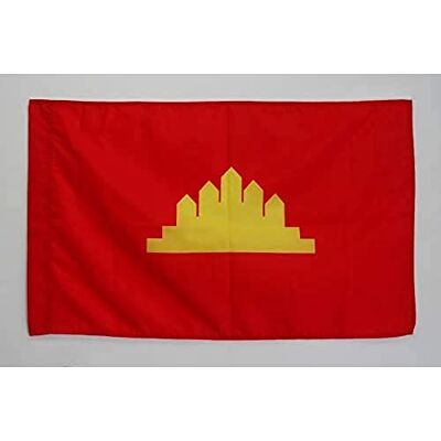 AZ FLAG Flagge Volksrepublik Kampuchea 90x60 cm Polyester 100D Hohlsaum Für innen und außen Kambodschanische dekorative Flagge doppelte Nähte und verstärkte Kanten mit Masttunnel 100D Polyester AZ FLAG Flagge Volksrepublik Kampuchea 90x60 cm Polyester 100D Hohlsaum Für innen und außen Kambodschanische dekorative Flagge doppelte Nähte und verstärkte Kanten mit Masttunnel 100D Polyester