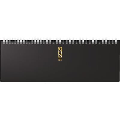 rido/idé Querterminbuch Modell ac-Wochenquerterminer (2025), 2 Seiten = 1 Woche, 307 × 105 mm, 112 Seiten, Hartfolien-Einband, schwarz rido/idé Querterminbuch Modell ac-Wochenquerterminer (2025), 2 Seiten = 1 Woche, 307 × 105 mm, 112 Seiten, Hartfolien-Einband, schwarz