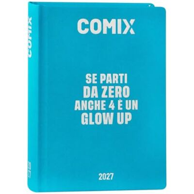 COMIX Tageskalender 2027 16 Monate, Tagebuch für Mittel- und Oberschulen, mit festem Einband, 576 Seiten mit Grafiken und Comics, ideal für Jungen und Mädchen, 13 x 17,8 cm COMIX Tageskalender 2027 16 Monate, Tagebuch für Mittel- und Oberschulen, mit festem Einband, 576 Seiten mit Grafiken und Comics, ideal für Jungen und Mädchen, 13 x 17,8 cm