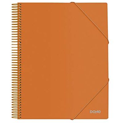 DOHE Spiralbindermappe – 30 Hüllen à 80 Mikron – Orange DOHE Spiralbindermappe – 30 Hüllen à 80 Mikron – Orange