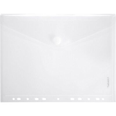FolderSys Sichttasche A4, Klappe, Lochrand, transparent PG/10St FolderSys Sichttasche A4, Klappe, Lochrand, transparent PG/10St