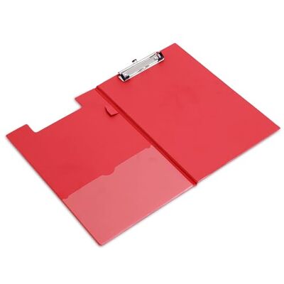 Rapesco VFDCB0R3 Klemmbrettmappe mit Einsteckfach A4+, Rot Rapesco VFDCB0R3 Klemmbrettmappe mit Einsteckfach A4+, Rot
