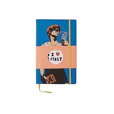 ART Design24 Offizielles TVBOY-Notizbuch, David the Touristen-Grafik, Lesezeichen und Gummiband Gelb, 240 Blatt, weiß, Papier 70 g, umweltfreundlich, Format 13 x 21 cm ART Design24 Offizielles TVBOY-Notizbuch, David the Touristen-Grafik, Lesezeichen und Gummiband Gelb, 240 Blatt, weiß, Papier 70 g, umweltfreundlich, Format 13 x 21 cm