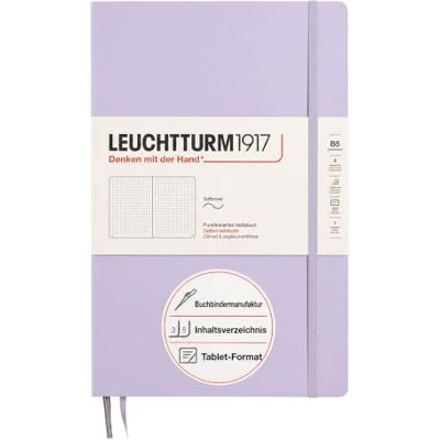 LEUCHTTURM1917 368153 Notizbuch Composition (B5), Softcover, 123 nummerierte Seiten, Lilac, Dotted LEUCHTTURM1917 368153 Notizbuch Composition (B5), Softcover, 123 nummerierte Seiten, Lilac, Dotted