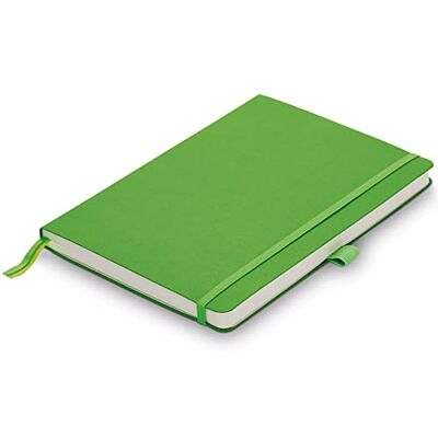 Lamy paper Softcover A6 Notizbuch 810 – Format DIN A6 (102 x 144 mm) in grün mit -Lineatur, 192 Seiten und elastischem Verschlussband Lamy paper Softcover A6 Notizbuch 810 – Format DIN A6 (102 x 144 mm) in grün mit -Lineatur, 192 Seiten und elastischem Verschlussband