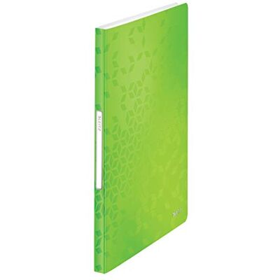 Leitz WOW Sichtbuch in A4 Format, 10er Pack, Mit je 40 Klarsichthüllen für 80 Blatt, Grün, WOW, 46320054 Leitz WOW Sichtbuch in A4 Format, 10er Pack, Mit je 40 Klarsichthüllen für 80 Blatt, Grün, WOW, 46320054