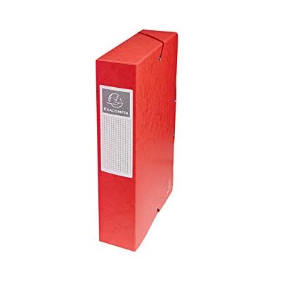 Exacompta 50605E 8er Pack Premium Sammelboxen aufgebaut mit Gummizug 60 mm breit aus extra starkem Colorspan-Karton mit Rückenschild für DIN A4 Archivbox Heftbox Dokumentenbox Sammelmappe rot Exacompta 50605E 8er Pack Premium Sammelboxen aufgebaut mit Gummizug 60 mm breit aus extra starkem Colorspan-Karton mit Rückenschild für DIN A4 Archivbox Heftbox Dokumentenbox Sammelmappe rot