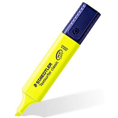Staedtler Textsurfer Classic Textmarker für Inkjet-Ausdrücke Strichbreite 2,5-4,7 mm 10 Stück gelb Staedtler Textsurfer Classic Textmarker für Inkjet-Ausdrücke Strichbreite 2,5-4,7 mm 10 Stück gelb