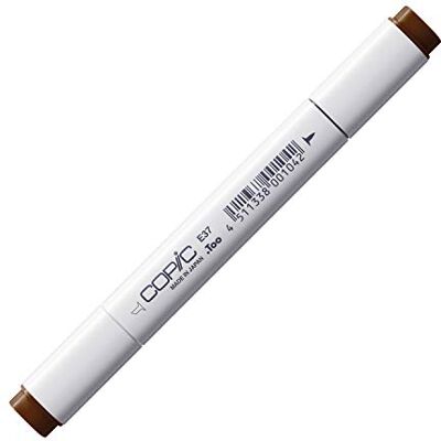 Copic Classic Marker Typ E 37, Sepia, professioneller Layoutmarker, mit einer breiten und einer feinen Spitze Copic Classic Marker Typ E 37, Sepia, professioneller Layoutmarker, mit einer breiten und einer feinen Spitze