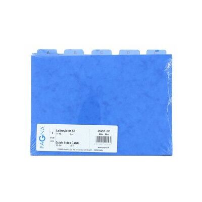 Pagna Leitregister A5 A-Z Pressspan blau Pagna Leitregister A5 A-Z Pressspan blau