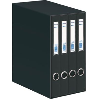 DOHE Oficolor Ordner A4, Schwarz, 4 Stück DOHE Oficolor Ordner A4, Schwarz, 4 Stück