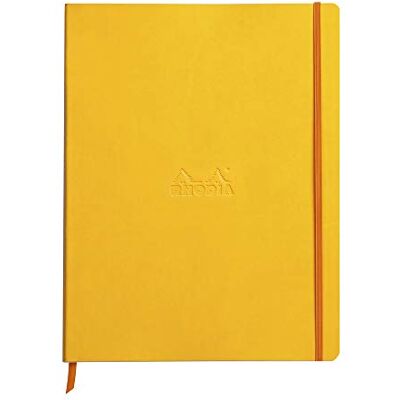 Rhodia 117716C Notizbuch rama A4+ 80 Blatt liniert Narzisse Rhodia 117716C Notizbuch rama A4+ 80 Blatt liniert Narzisse