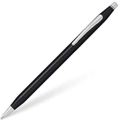 Cross Classic Century Kugelschreiber (Strichstärke M, Schreibfarbe: schwarz, nachfüllbar, inkl. Premium Geschenkbox) schwarz glänzend chromplattiert Cross Classic Century Kugelschreiber (Strichstärke M, Schreibfarbe: schwarz, nachfüllbar, inkl. Premium Geschenkbox) schwarz glänzend chromplattiert
