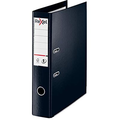 Rexel 2115511 Aktenordner, Foolscap, Polypropylen, Schwarz Rexel 2115511 Aktenordner, Foolscap, Polypropylen, Schwarz