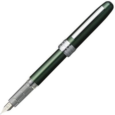 Platinum Plaisir PGB-1000#41 Füllfederhalter/Federstärken: F fein/Farbe: Green/Grün/Handgefertigt/Kunststoffverpackung/Füllhalter Platinum Plaisir PGB-1000#41 Füllfederhalter/Federstärken: F fein/Farbe: Green/Grün/Handgefertigt/Kunststoffverpackung/Füllhalter