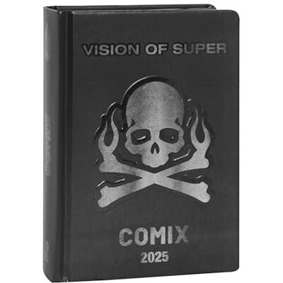 COMIX Tagesplaner 2025 Limited Fashion Edition, Schülerkalender für Jungen und Mädchen, mit festem Einband und Mouth-Grafiken, exklusiven Stickern, 100%, 12 x 16,5 cm COMIX Tagesplaner 2025 Limited Fashion Edition, Schülerkalender für Jungen und Mädchen, mit festem Einband und Mouth-Grafiken, exklusiven Stickern, 100%, 12 x 16,5 cm