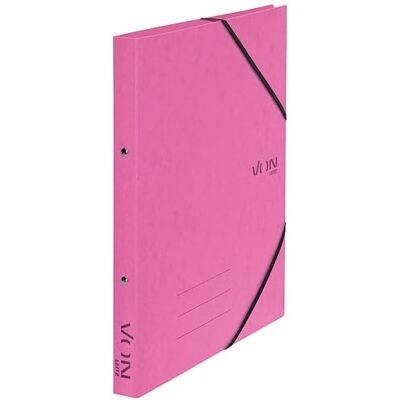 Leitz VON Ringbuch A4, Karton, Mit 2 Ringen und Gummibandverschluss, 25 mm Rückenbreite, Für 140 Blatt, Ringmechanik, Für Schule, Studium & Zuhause, 5 Stück, Fuchsia, 30120022 Leitz VON Ringbuch A4, Karton, Mit 2 Ringen und Gummibandverschluss, 25 mm Rückenbreite, Für 140 Blatt, Ringmechanik, Für Schule, Studium & Zuhause, 5 Stück, Fuchsia, 30120022