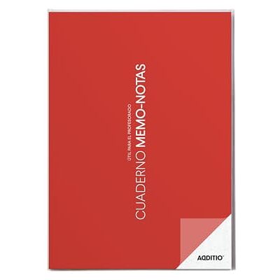Additio Memo-Notizbuch für Lehrer kontinuierliche Bewertung Unterrichtstagebuch A4 Größe Spanisch Rot Additio Memo-Notizbuch für Lehrer kontinuierliche Bewertung Unterrichtstagebuch A4 Größe Spanisch Rot