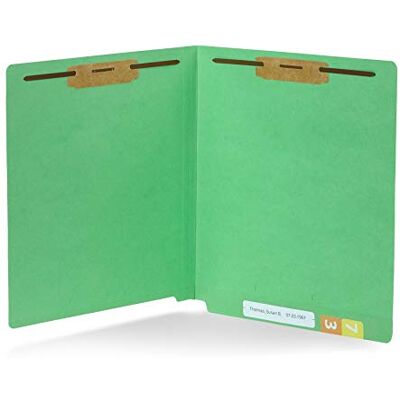 Blue Summit Supplies 50 grüne Endlaschen mit Schnellverschluss – verstärkte, gerade geschnittene Lasche – langlebige 2 Zinken zur Organisation von Standard-medizinischen Dateien, Quittungen, grün, 50 Stück Blue Summit Supplies 50 grüne Endlaschen mit Schnellverschluss – verstärkte, gerade geschnittene Lasche – langlebige 2 Zinken zur Organisation von Standard-medizinischen Dateien, Quittungen, grün, 50 Stück