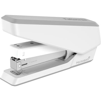 Fellowes Tacker LX850 Easy-Press Hefter mit Microban Technologie 25 Blatt Kapazität Vollstreifen Heftgerät für 24/6mm und 26/6mm Hefklammern Weiß 1 Stück Fellowes Tacker LX850 Easy-Press Hefter mit Microban Technologie 25 Blatt Kapazität Vollstreifen Heftgerät für 24/6mm und 26/6mm Hefklammern Weiß 1 Stück
