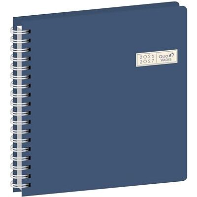 QUO VADIS Schülerkalender – Spiralbindung – 2026 – 2027 – Executive S September – Wochenkalender – Französisch – Egeo – 13 Monate von August bis August – 16 x 16 cm QUO VADIS Schülerkalender – Spiralbindung – 2026 – 2027 – Executive S September – Wochenkalender – Französisch – Egeo – 13 Monate von August bis August – 16 x 16 cm