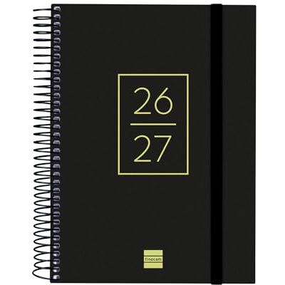 Finocam Sekundarkalender 2026/2027, 1 Tag pro Seite, September 2026 bis Juni 2027 (Unterrichtsjahr), Juli und August als Übersicht, Schwarz, Sprache: Spanisch, Schülerkalender, Tagesplaner Finocam Sekundarkalender 2026/2027, 1 Tag pro Seite, September 2026 bis Juni 2027 (Unterrichtsjahr), Juli und August als Übersicht, Schwarz, Sprache: Spanisch, Schülerkalender, Tagesplaner