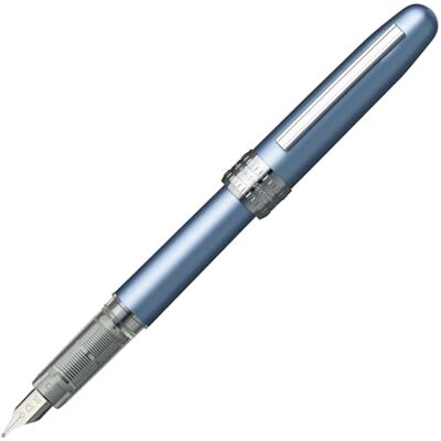 Platinum Füllfederhalter „Plaisir“, mittelgroße Feder Eisiges Blau, 1 Stück (1er Pack) Platinum Füllfederhalter „Plaisir“, mittelgroße Feder Eisiges Blau, 1 Stück (1er Pack)