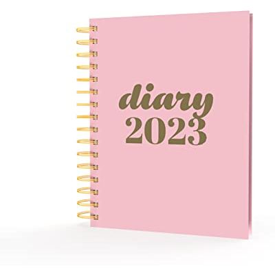 Collins Scandi PW51-2023 Terminplaner, A5, ein Tag pro Seite, Pink Collins Scandi PW51-2023 Terminplaner, A5, ein Tag pro Seite, Pink
