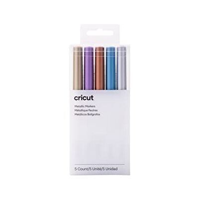 Cricut Explore Medium Point Pen Set 5/Pkg-Metallic Cricut Explore Medium Point Pen Set 5/Pkg-Metallic
