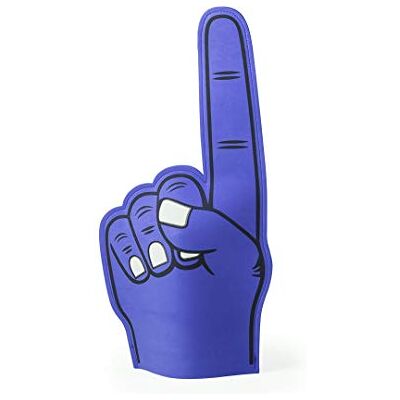 eBuyGB Pointy Big Foam Hand Finger Pointer EVA Animation Handfläche für Fußball Festivals Konzertsport Events Ideal zum Bedrucken, Herren eBuyGB Pointy Big Foam Hand Finger Pointer EVA Animation Handfläche für Fußball Festivals Konzertsport Events Ideal zum Bedrucken, Herren