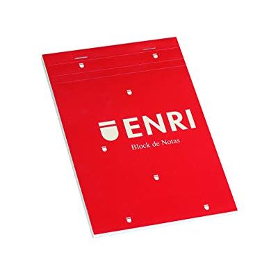 Enri 100102763 – Pack von 5 Haftnotizen gehefteter rote Paperback, A5/148 x 210 mm Enri 100102763 – Pack von 5 Haftnotizen gehefteter rote Paperback, A5/148 x 210 mm