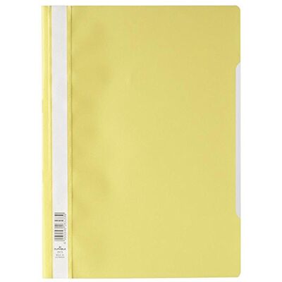 Durable Sichthefter A4 Standard, PP, 227 x 310 mm, gelb, 50er Packung, 257304 Durable Sichthefter A4 Standard, PP, 227 x 310 mm, gelb, 50er Packung, 257304