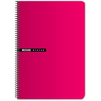 Enri 100435749 – Pack von 5 Spiral Notizbücher Hardcover, F/215 x 310 mm, rot Enri 100435749 – Pack von 5 Spiral Notizbücher Hardcover, F/215 x 310 mm, rot