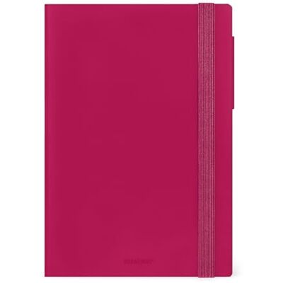 LEGAMI – Tagesplaner 2026–2027, Raspberry Jam, 16 Monate, mittelgroß, Tagebuch von September 2026 bis Dezember 2027, Gummibandverschluss, FSC-zertifiziertes Papier, 12 x 18 cm LEGAMI – Tagesplaner 2026–2027, Raspberry Jam, 16 Monate, mittelgroß, Tagebuch von September 2026 bis Dezember 2027, Gummibandverschluss, FSC-zertifiziertes Papier, 12 x 18 cm