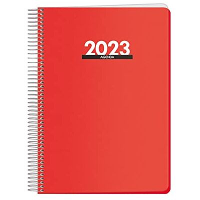 DOHE Tagesplaner, 15 x 21 cm Seite pro Tag 15 x 21 cm rot DOHE Tagesplaner, 15 x 21 cm Seite pro Tag 15 x 21 cm rot