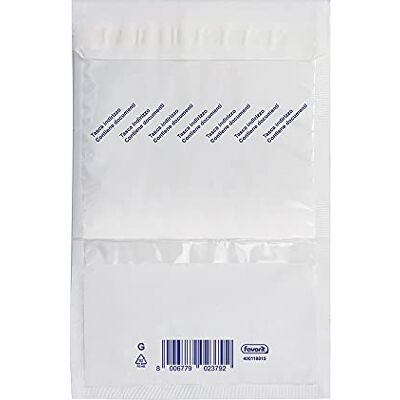 Favorit 50 gepolsterte Versandtaschen aus Polyethylen, Innenformat 24 x 33 cm, Farbe Weiß Favorit 50 gepolsterte Versandtaschen aus Polyethylen, Innenformat 24 x 33 cm, Farbe Weiß