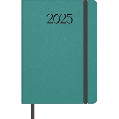 DOHE Kalender 2025, Tag pro Seite, A5 (14 x 20 cm), 12 Monate Januar bis Dezember, flexibler Einband aus Kunstleder, Planer auf Spanisch, Büromaterial, Grün DOHE Kalender 2025, Tag pro Seite, A5 (14 x 20 cm), 12 Monate Januar bis Dezember, flexibler Einband aus Kunstleder, Planer auf Spanisch, Büromaterial, Grün