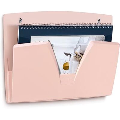 CEP 1 magnetischer Wandkorb, Puderrosa, für Büro, Dokumente, Format 24 x 32 cm, Organizer für Ordner, magnetisch CEP 1 magnetischer Wandkorb, Puderrosa, für Büro, Dokumente, Format 24 x 32 cm, Organizer für Ordner, magnetisch