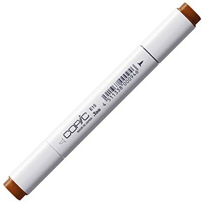 Copic Classic Marker Typ E 15, Dark Suntan, professioneller Layoutmarker, mit einer breiten und einer feinen Spitze Copic Classic Marker Typ E 15, Dark Suntan, professioneller Layoutmarker, mit einer breiten und einer feinen Spitze