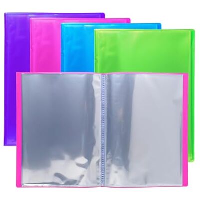 Exacompta 86770E 12er Pack Präsentationsmappe Iderama halbstarr aus Polypropylen für DIN A4 mit 30 glatte Kristallhüllen Zufallsfarbe Sammelmappe Dokumentenmappe Ideal für Büro Exacompta 86770E 12er Pack Präsentationsmappe Iderama halbstarr aus Polypropylen für DIN A4 mit 30 glatte Kristallhüllen Zufallsfarbe Sammelmappe Dokumentenmappe Ideal für Büro